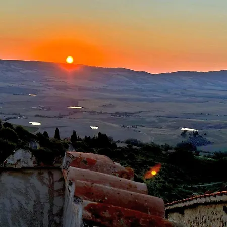 Lägenhet La Terrazza Sulla Val D'orcia Castiglione dʼOrcia