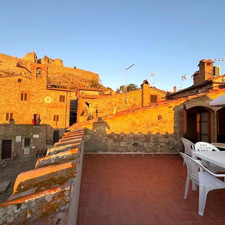 Lägenhet La Terrazza Sulla Val D'orcia Castiglione dʼOrcia